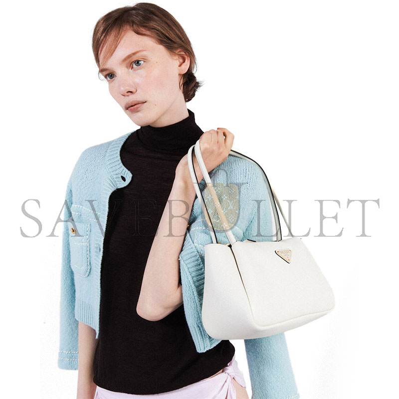 PRADA DARLING MEDIUM LEATHER SHOULDER BAG 1BA444 (28*16*10.5cm)